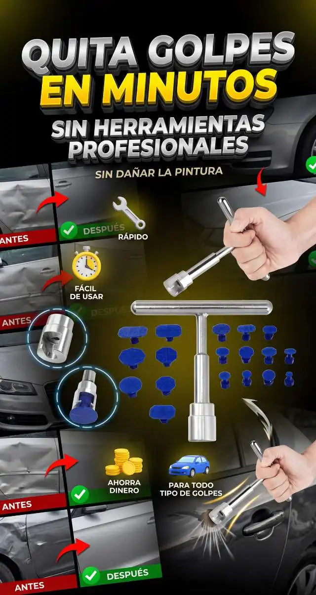 Quita Golpes en Minutos | Kit Extractor Profesional