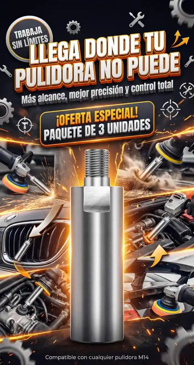 PAGUE 2 LLEVA 3👉 Deja de trabajar incómodo | Extensor M14 para pulidora