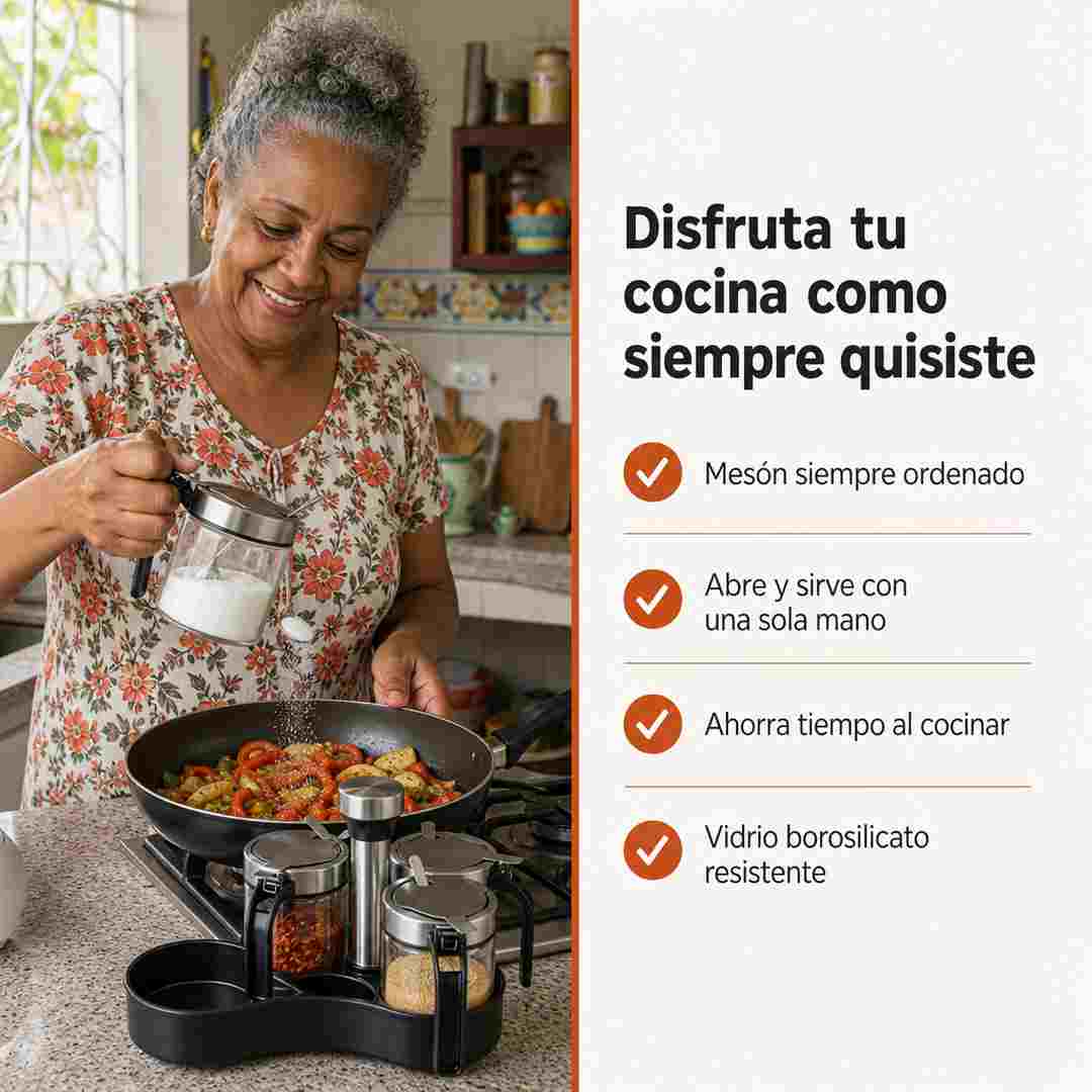 GiroSazón Condimentero Giratorio Set x4