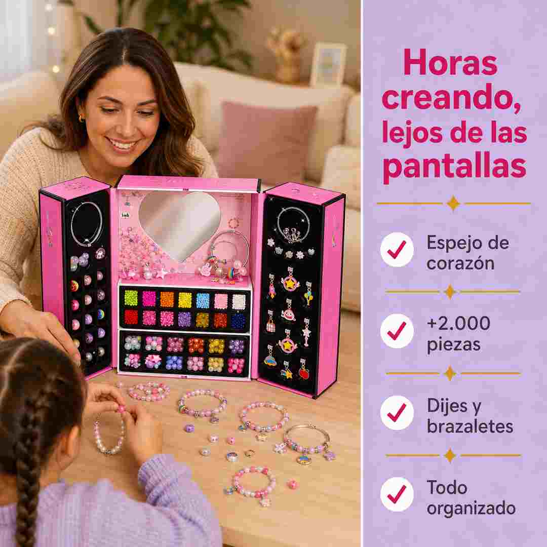 Pulseras Mágicas - Kit de Joyería Infantil en Maletín