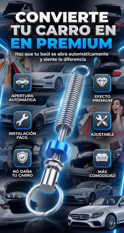 PAGUE 1 LLEVA 2 Resorte Elevador Automático Para Baúl TEAMPRO® | Apertura Premium