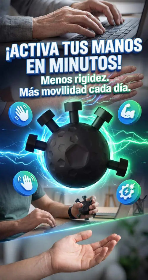 Ejercitador de Manos 360° – Activa la Movilidad y Reduce la Rigidez