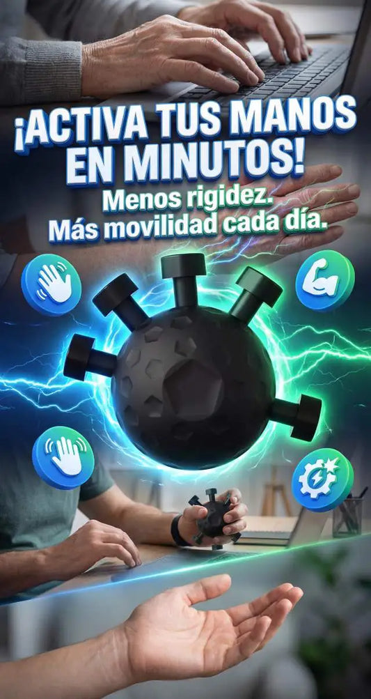 Ejercitador de Manos 360° – Activa la Movilidad y Reduce la Rigidez