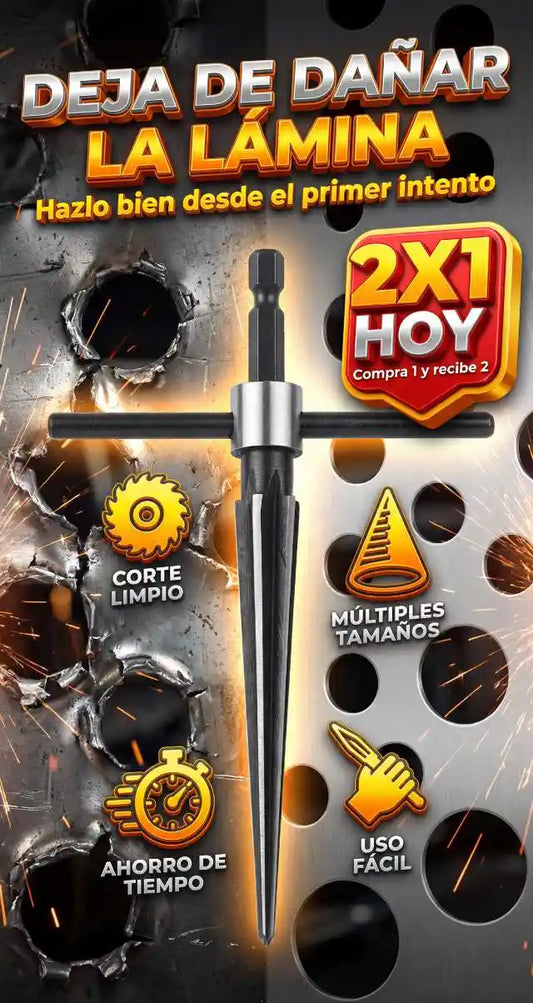 PAGUE 1 LLEVA 2 - PERFORA ACERO, ALUMINIO Y MADERA HOY 30% DCTO
