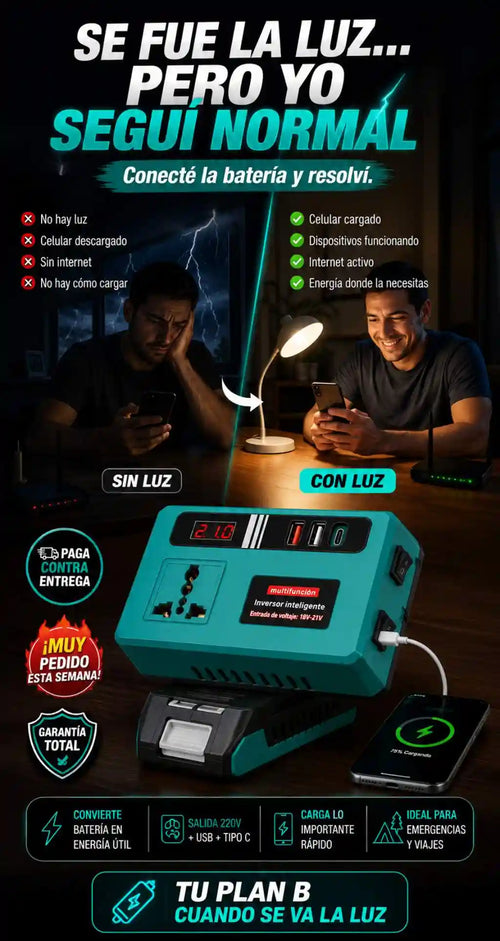 Convierte Tu Batería En Energía | Inversor A9-9