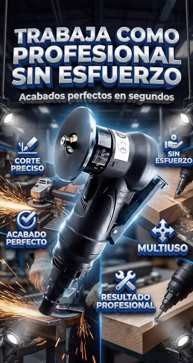 Herramienta Neumática de Biselado Profesional – Acabados Perfectos en Segundos