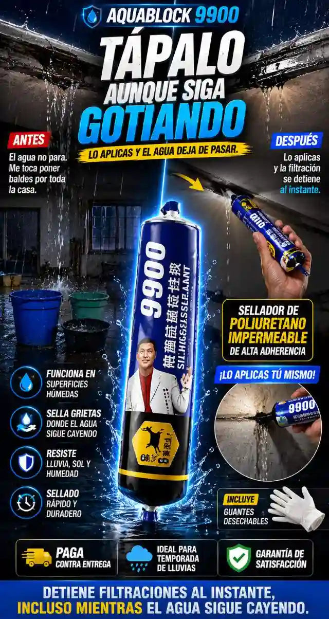 AquaBlock 9900 | Detén Filtraciones al Instante