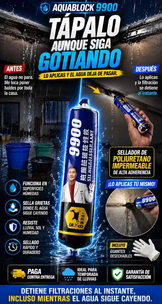 AquaBlock 9900 | Detén Filtraciones al Instante