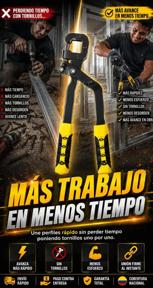 Punzonadora Profesional Drywall | Más Trabajo en Menos Tiempo