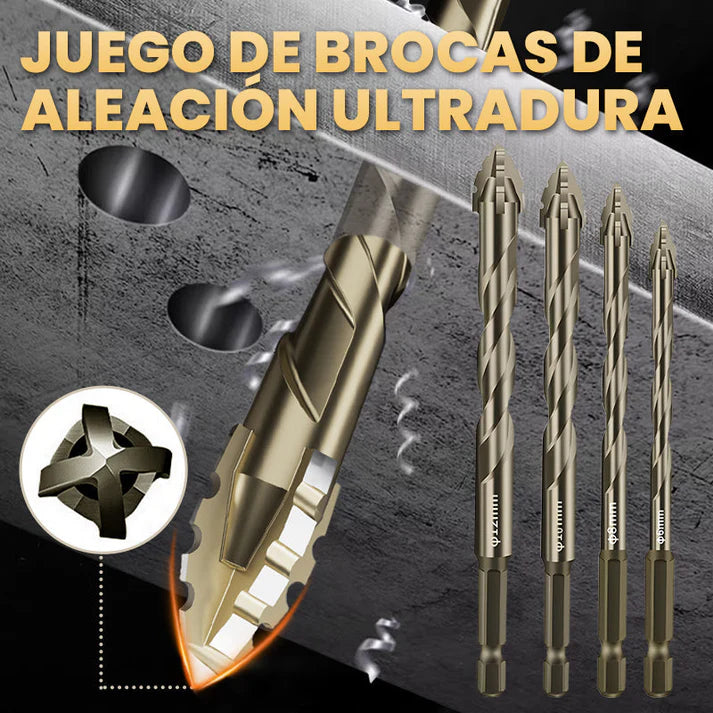 🔥Oferta Caliente pague 5 LLEVA 8🔥Brocas Excéntricas Serradas DOBLE Flauta y Alta Resistencia