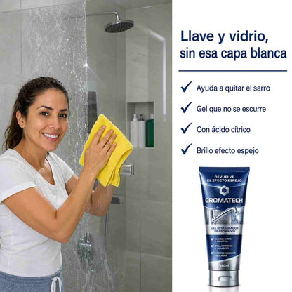 CROMATECH™ Gel para el Sarro de Griferías y Vidrios
