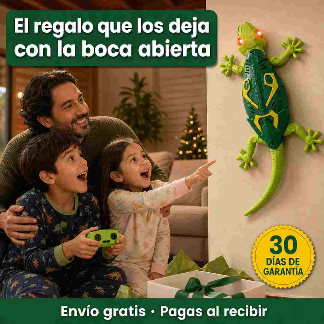 GekkoPlay lagartija trepa paredes - el regalo que los deja con la boca abierta