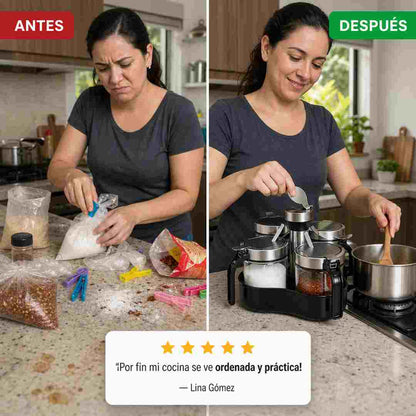 GiroSazón Condimentero Giratorio Set x4