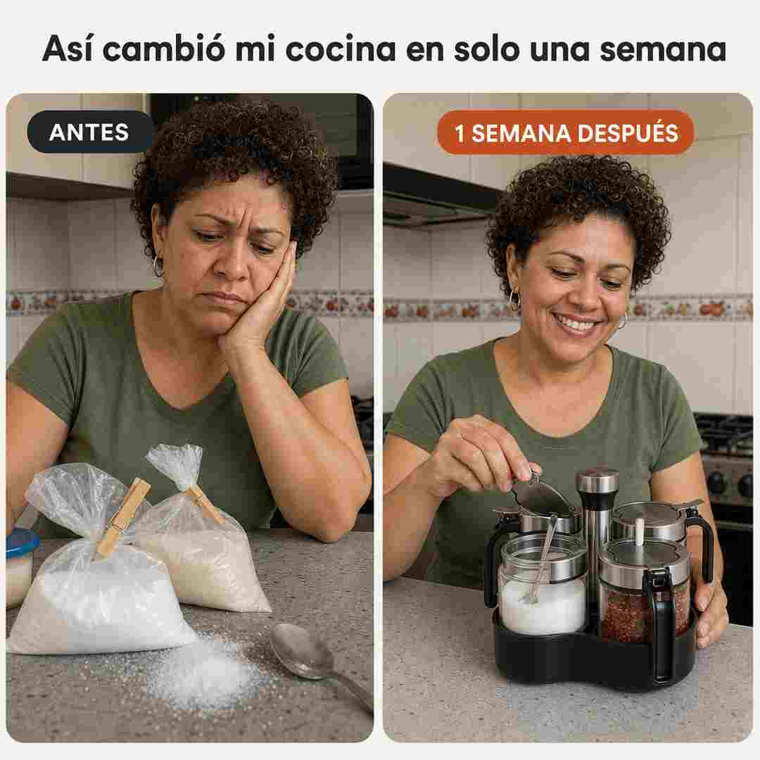 GiroSazón Condimentero Giratorio Set x4