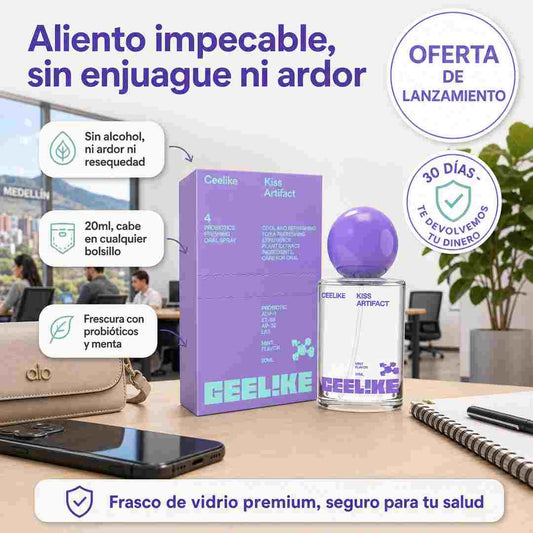 CEELIKE Kiss Artifact - Spray Bucal Probiotico Sin Alcohol - Oferta de Lanzamiento