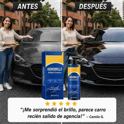 Hidrobrillo - Sellador Cerámico para Carro - Brillo en Minutos