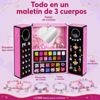 Pulseras Mágicas - Kit de Joyería Infantil en Maletín