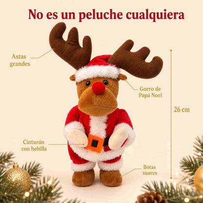 Reno Rodolfo - Reno Bailarín Musical de Navidad 26 cm