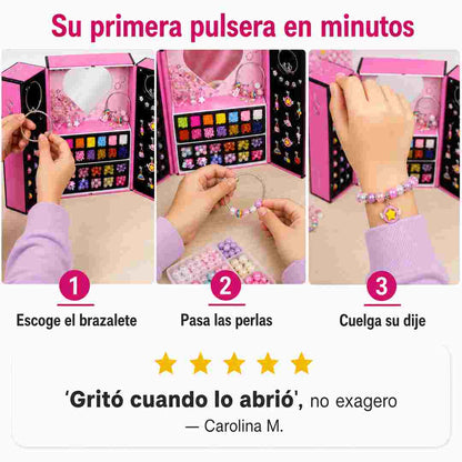 Pulseras Mágicas - Kit de Joyería Infantil en Maletín