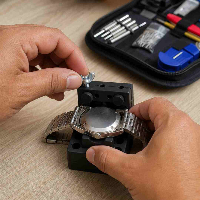 Sujeta el reloj