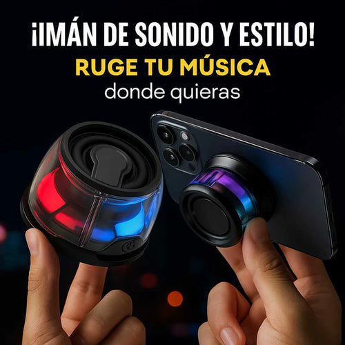 RUGE TU MÚSICA A DONDE VAYAS CON EL ALTAVOZ SONIDO POTENTE Y MAGNETICO