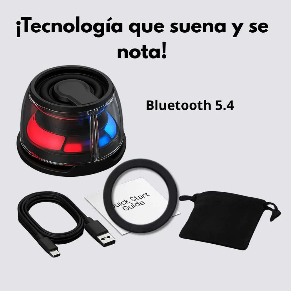 RUGE TU MÚSICA A DONDE VAYAS CON EL ALTAVOZ SONIDO POTENTE Y MAGNETICO